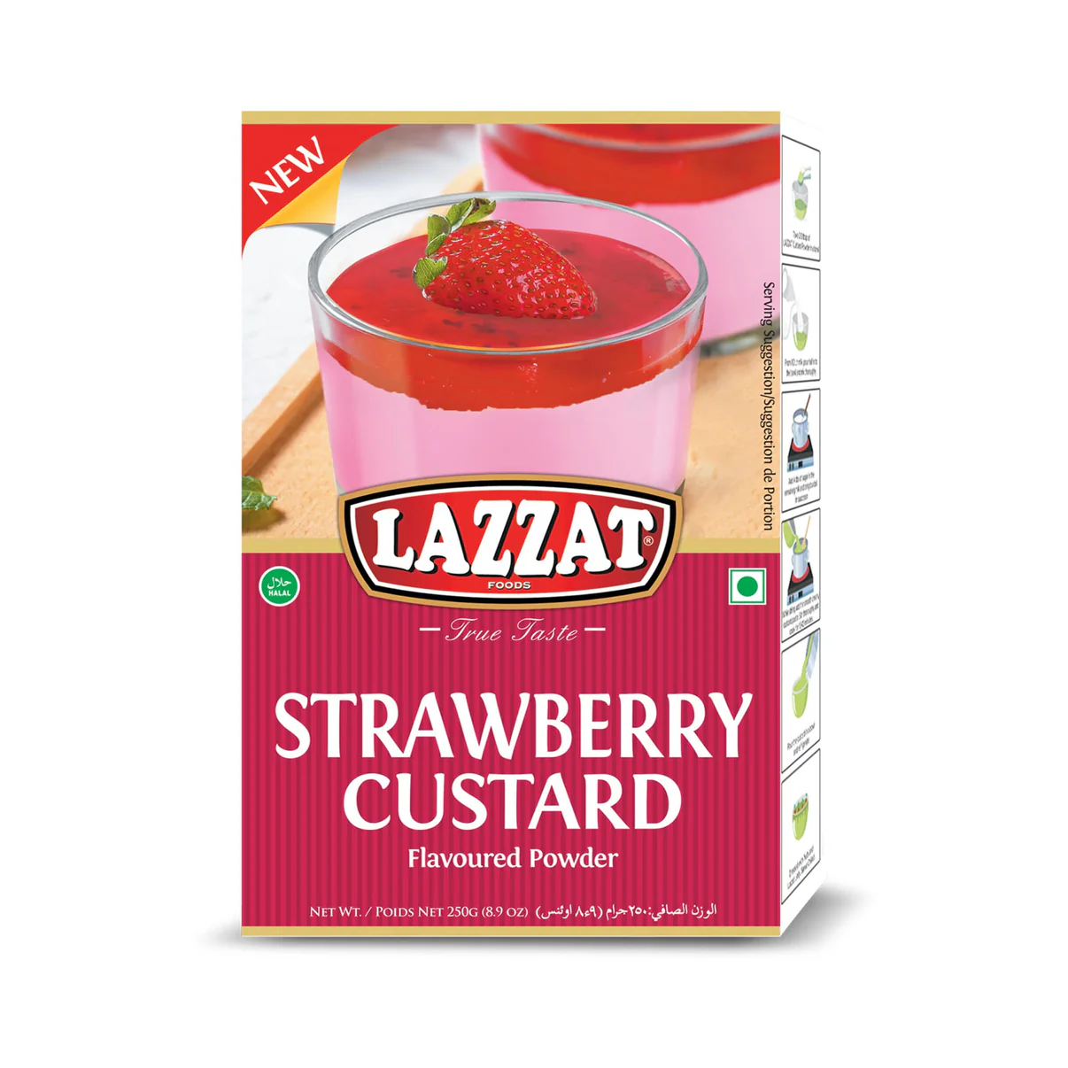 Strawberry Custard Mix - 250g